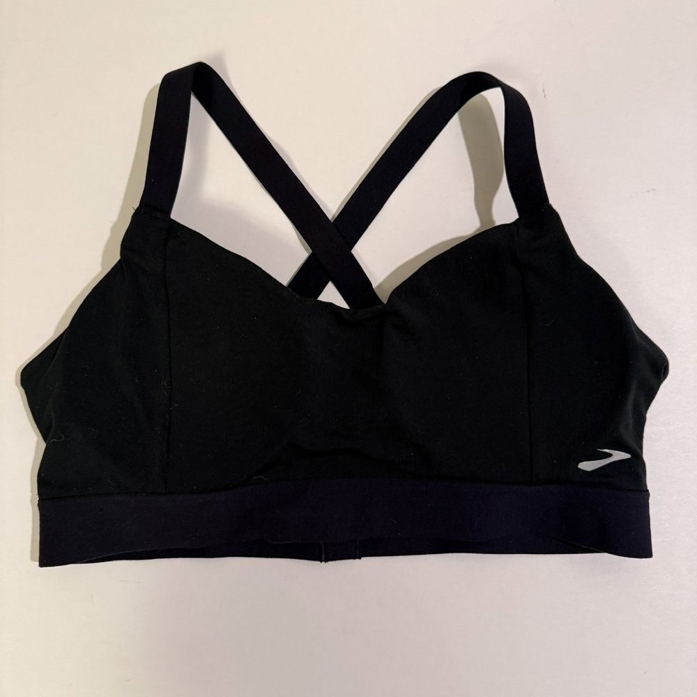 Brooks Hot Sport Black Sports Bra
